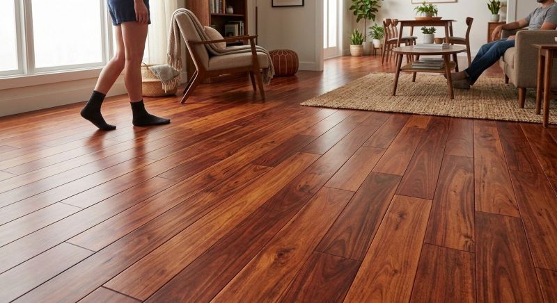 Cherry Floor Installation in Hamilton, VA