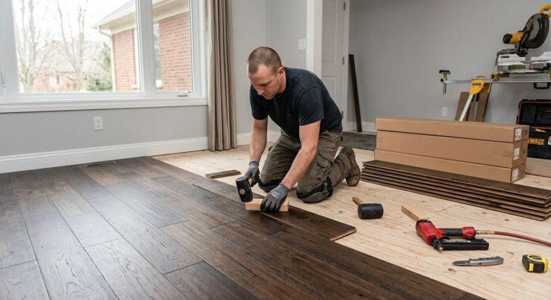 Finished Floor Installation in Loudoun County, VA