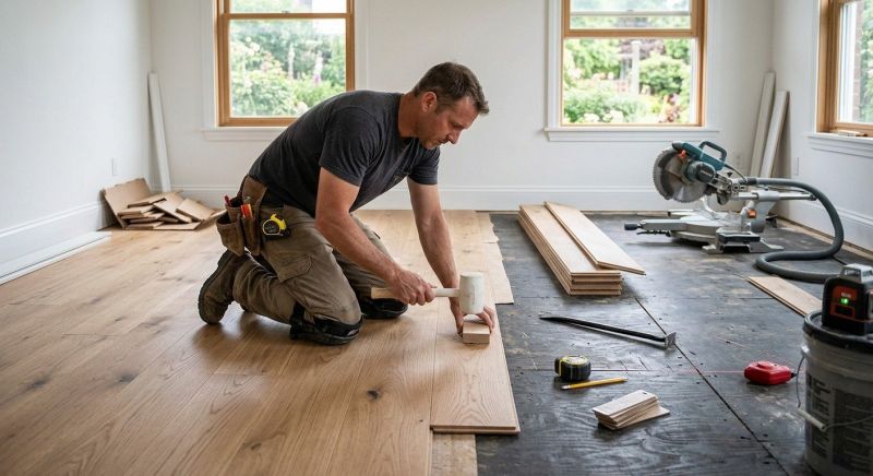 Hardwood Floor Installation in Hamilton, VA