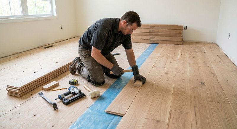 Hardwood Floor Installation in Haymarket, VA