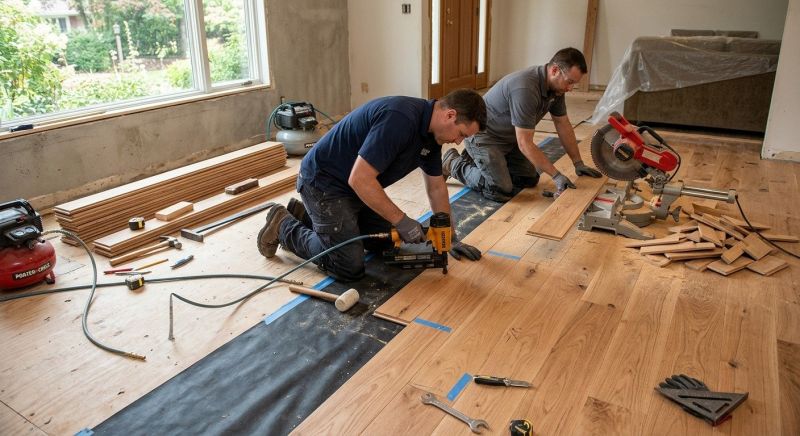 Hardwood Floor Installation in Reston, VA