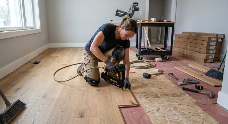 Hardwood Floor Installation in Round Hill, VA