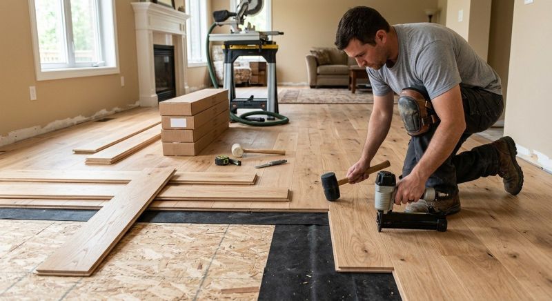 Hardwood Floor Installation in Springfield, VA