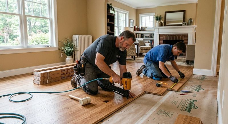 Oak Floor Installation in Ashton, MD