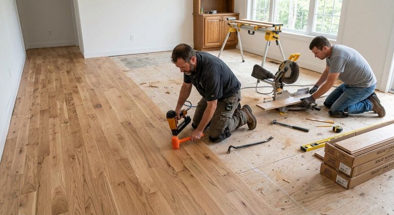 Oak Floor Installation in Fairfax, VA