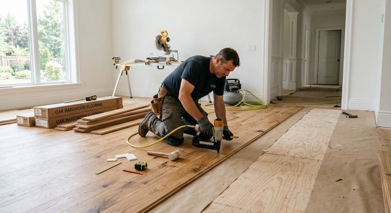 Oak Floor Installation in Germantown, MD