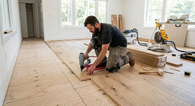 Oak Floor Installation in Leesburg, VA