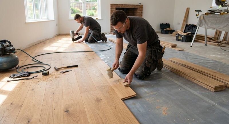 Oak Floor Installation in Olney, MD