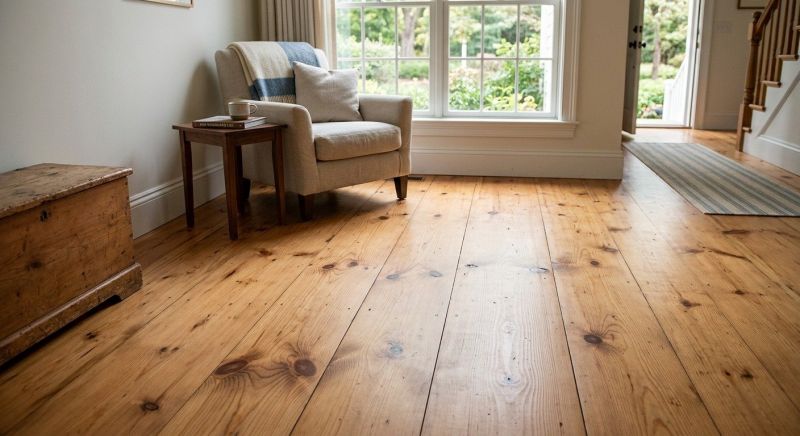 Pine Floor Installation in Loudoun County, VA