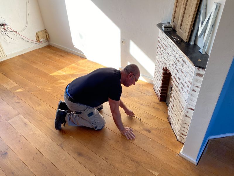 Pine Floor Installation in Loudoun County, VA