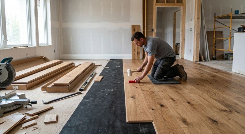 Plank Floor Installation in Loudoun County, VA