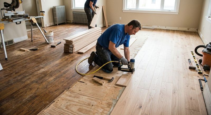 Wood Floor Replacement in Chevy Chase, MD