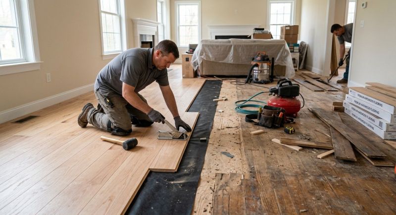 Wood Flooring Replacement in Springfield, VA